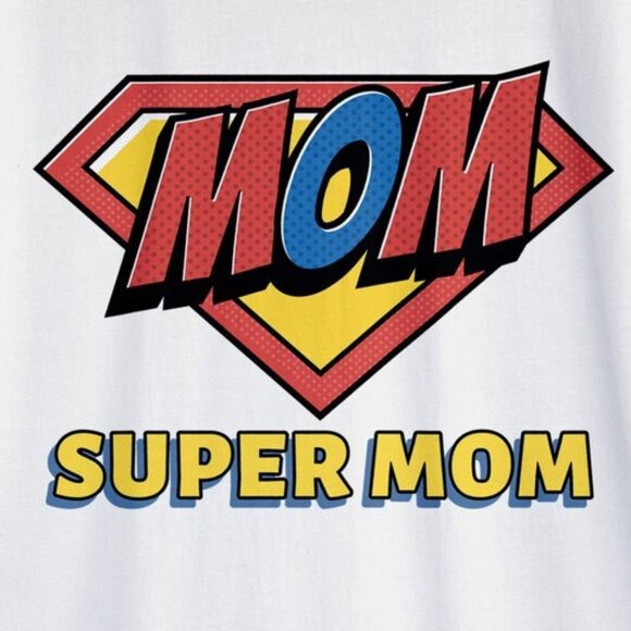 Super Mom Retro Ringer Graphic Tee Women - Picture 2 of 2
